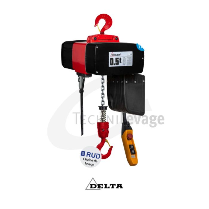 Palan électrique à chaine 230v - Delta RED