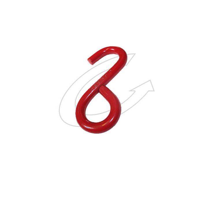 Crochet "S" de levage demi fermé
