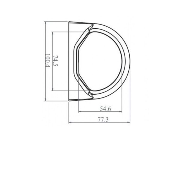 Dé d'ancrage pour surface verticale 
