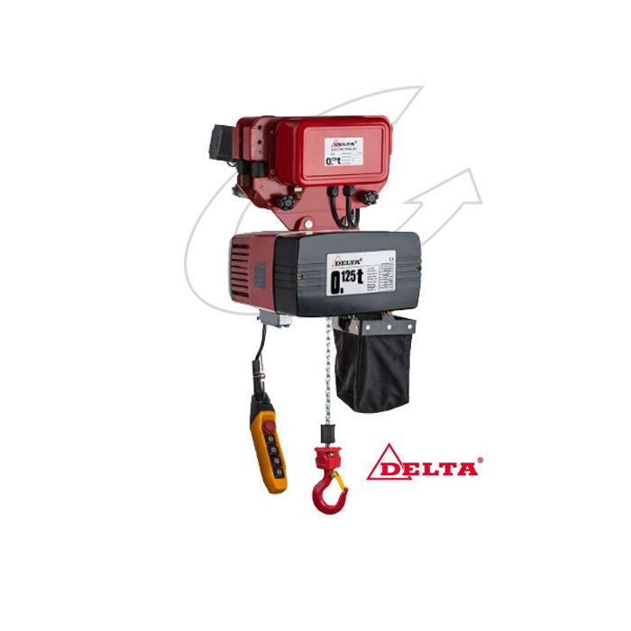 Palan à chaîne électrique DED – 400V - Chariot electrique - Delta RED