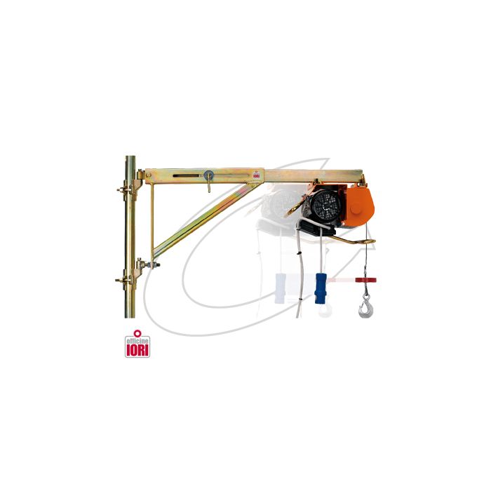 Potence extensible pour treuil