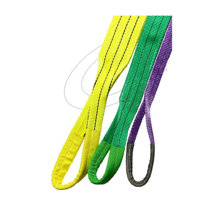 Sangle plate double de levage