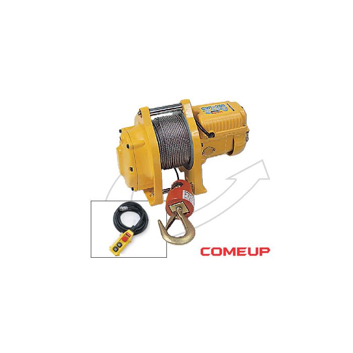 Treuil monophasé -Tambour long 200 kg - 69 M