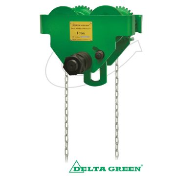 Chariot porte palan DELTA GREEN à chaîne