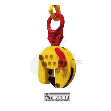 Pince de levage terrier multi-positions non marquante vue de face