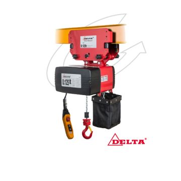 Palan à chaîne électrique DEY – 400V - Chariot manuel - Delta RED