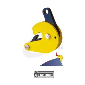 pince de levage à vis terrier polyvalente vue de face