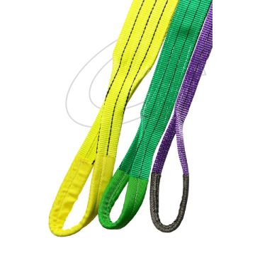 Sangle plate double de levage