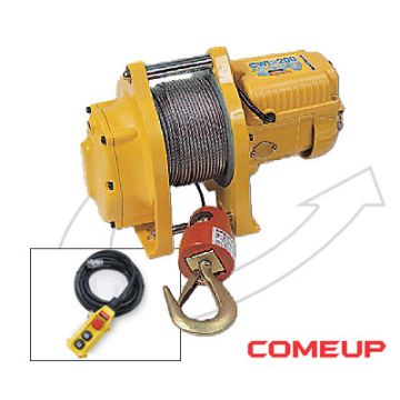 Treuil monophasé -Tambour long 200 kg - 69 M